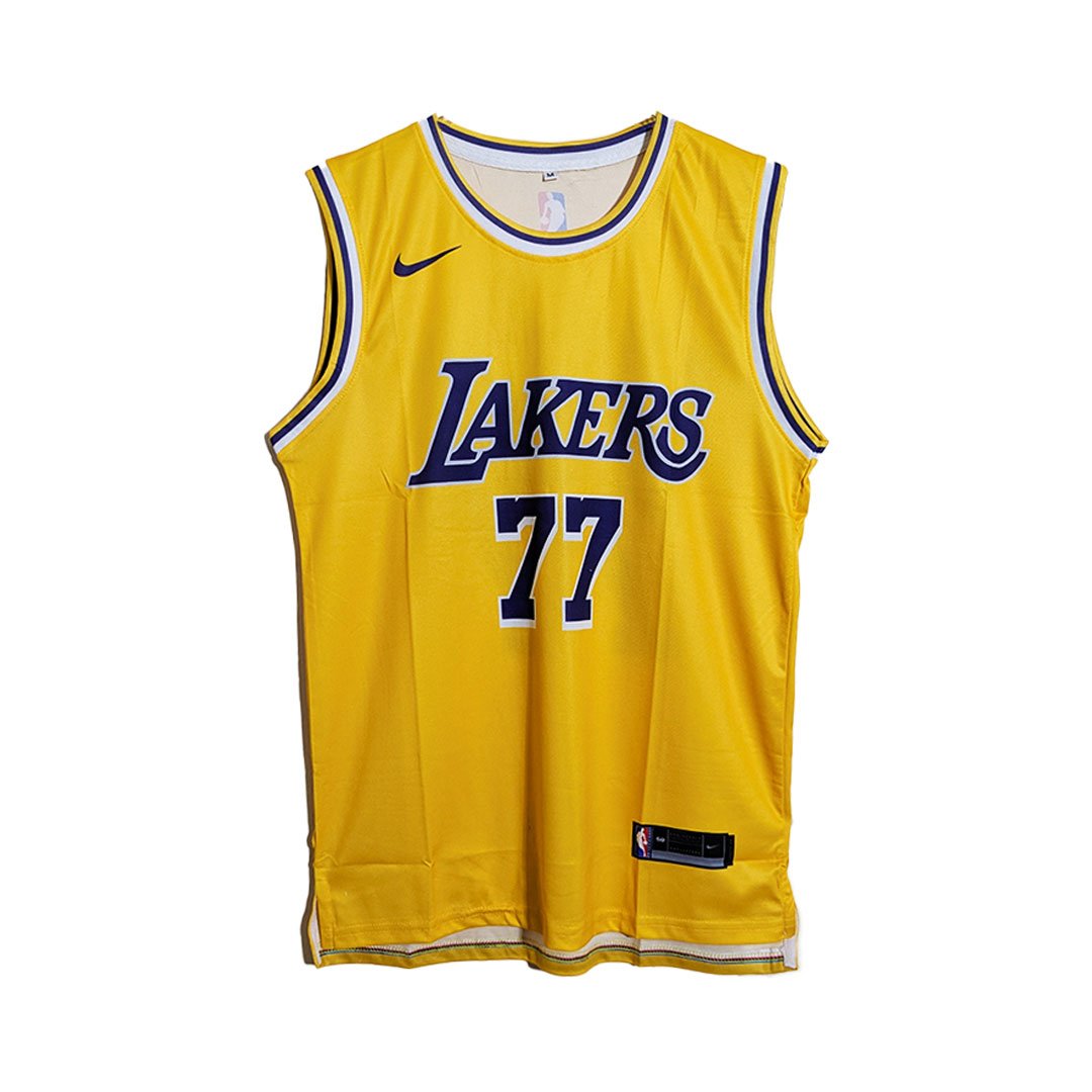 lakers luka dončić doncic 77 yellow nba jersey lakers luka dončić doncic 77 yellow nba jersey