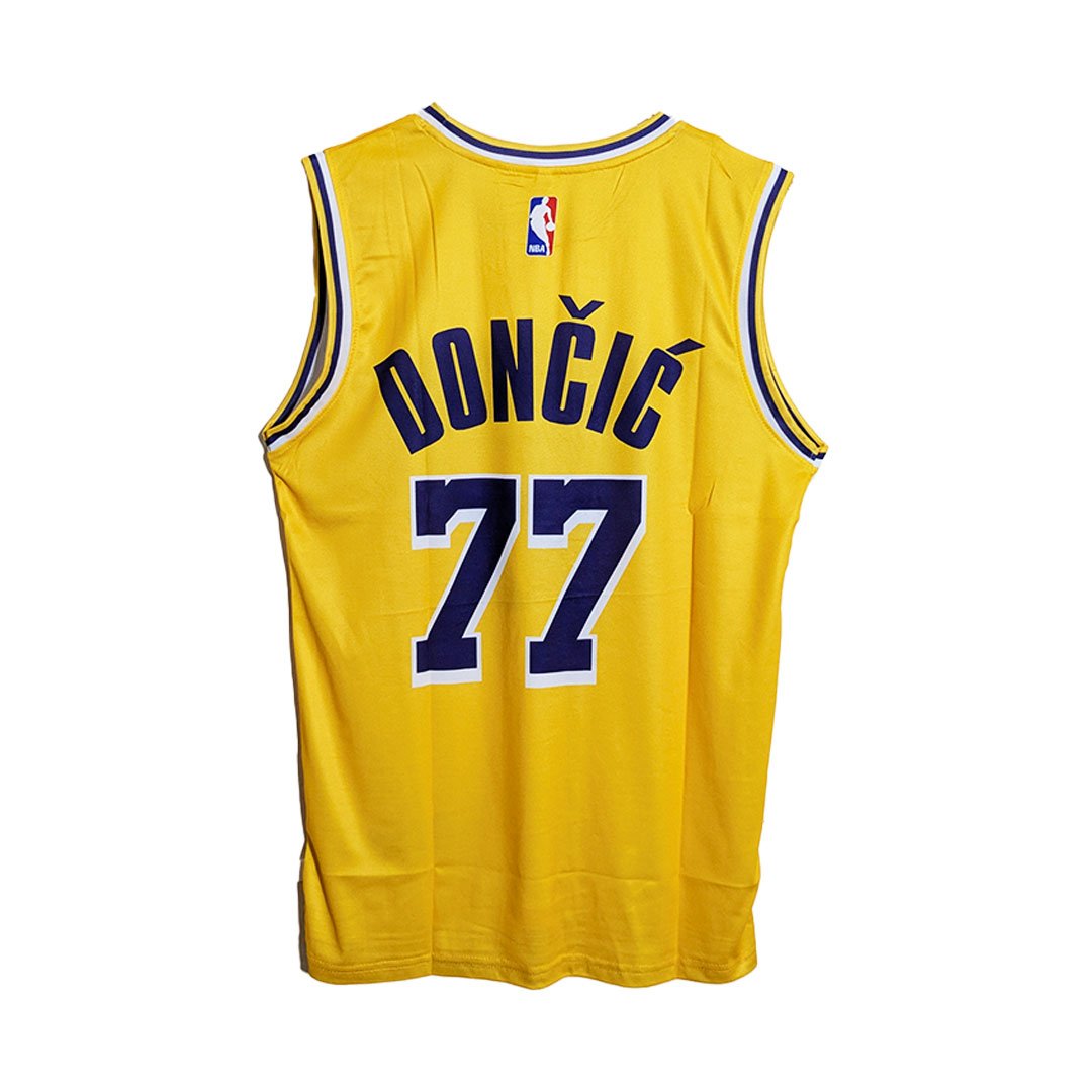 lakers luka dončić doncic 77 yellow nba jersey lakers luka dončić doncic 77 yellow nba jersey