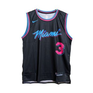 dwyane wade miami heat 2021/22 city edition jersey #3
