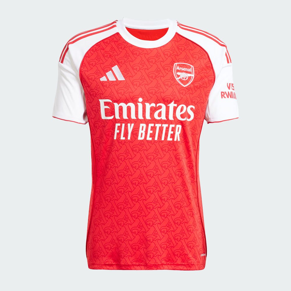 arsenal 25/26 home jersey player edition arsenal 25/26 home jersey player edition