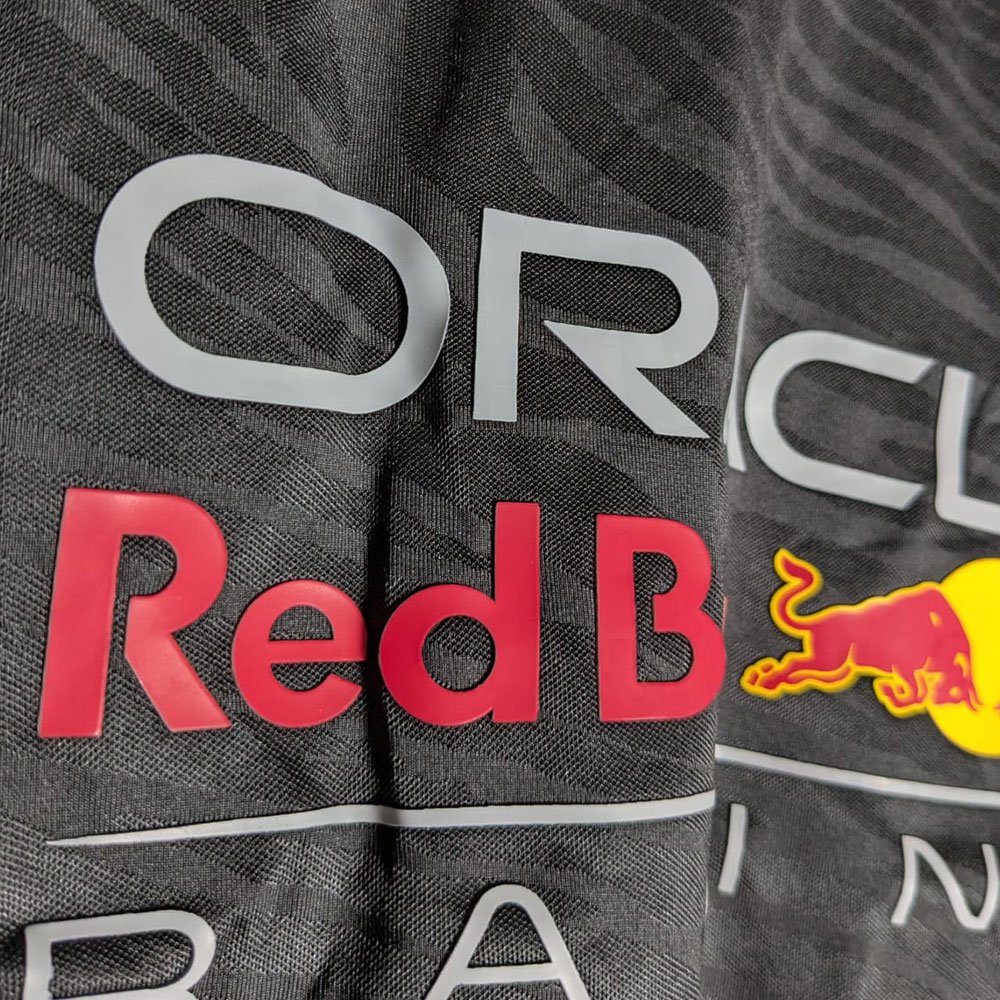 red bull black & white jacquard full sleeve t shirt red bull black & white jacquard full sleeve t shirt