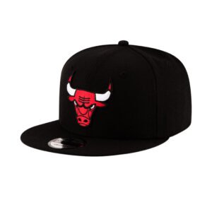 new era chicago bulls snapback hat – black/red classic edition