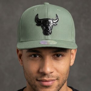 chicago bulls olive green snapback