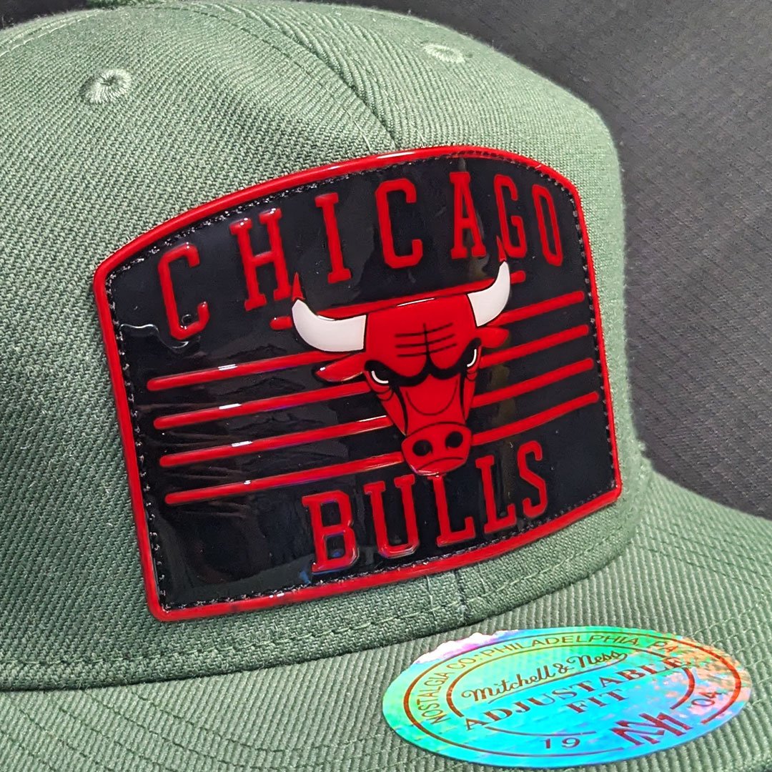 chicago bulls olive tech patch snapback chicago bulls olive tech patch snapback