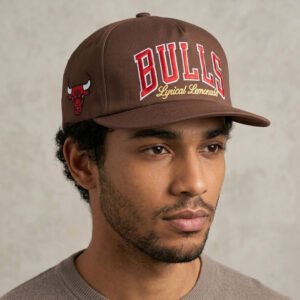 chicago bulls x lyrical lemonade chocolate brown – limited edition collab cap
