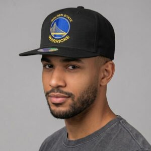 product title golden state warriors black snapback hat