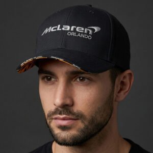 mclaren orlando f1 team curved brim hat