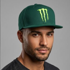 monster energy forest green snapback